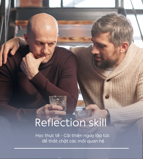 reflection skill, ho tro nguoi tram cam, lang nghe nguoi tram cam, lang nghe, thong minh cam xuc, thau cam