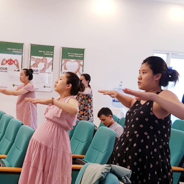 yoga bau, tien san, tri lieu, tham van, chua lanh